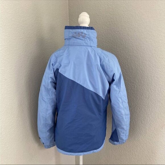 Columbia Womens Blue Omni Tech Interchange Waterproof Windbreaker Jacket Size M - Picture 10 of 13